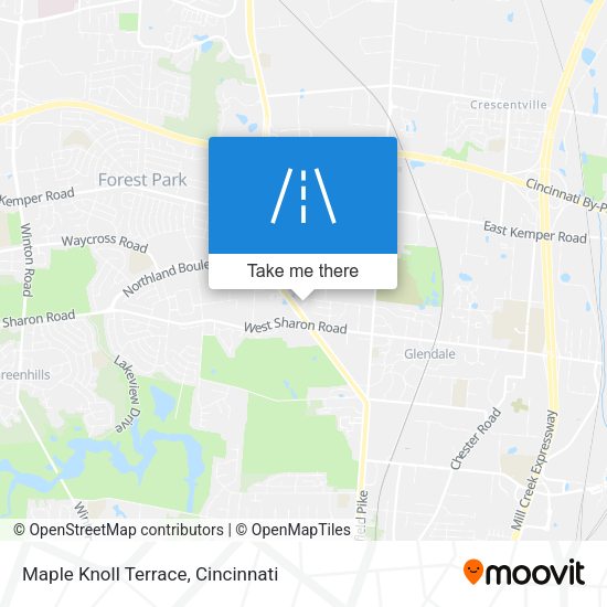 Maple Knoll Terrace map
