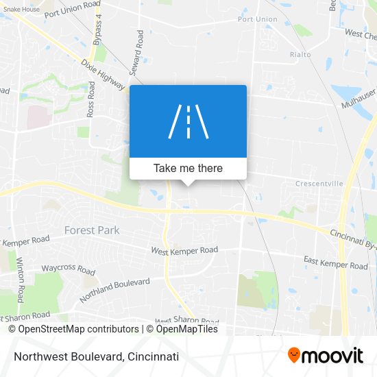 Mapa de Northwest Boulevard