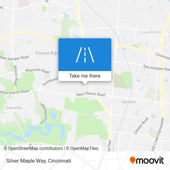 Silver Maple Way map