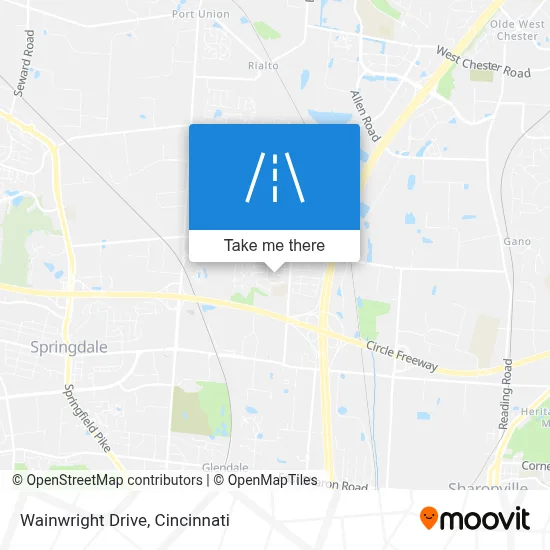 Wainwright Drive map