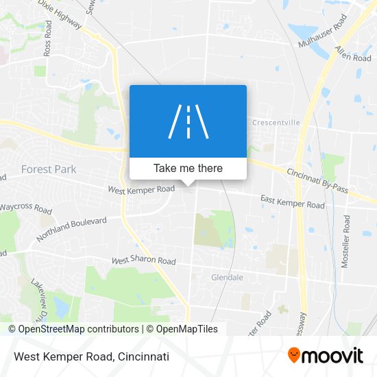 Mapa de West Kemper Road