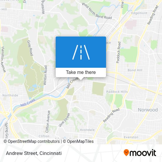 Mapa de Andrew Street