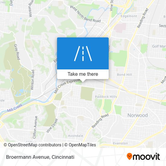Mapa de Broermann Avenue