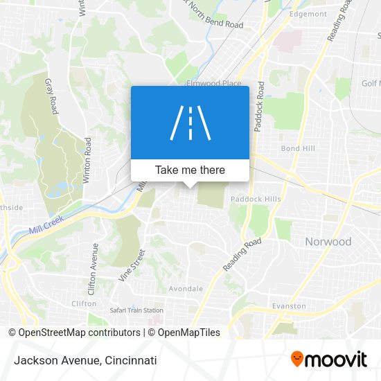 Mapa de Jackson Avenue