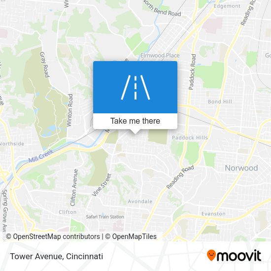 Mapa de Tower Avenue