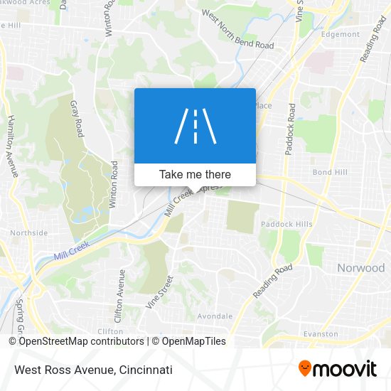 Mapa de West Ross Avenue