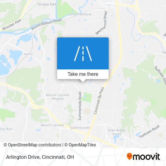 Arlington Drive map