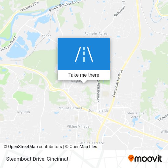 Mapa de Steamboat Drive