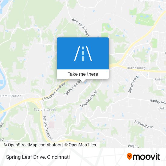 Spring Leaf Drive map