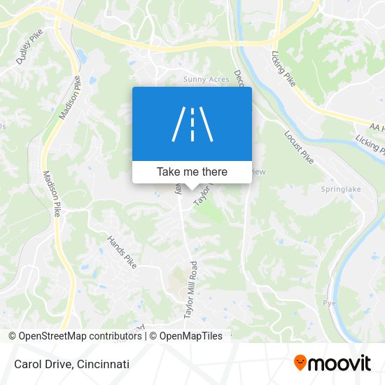 Mapa de Carol Drive