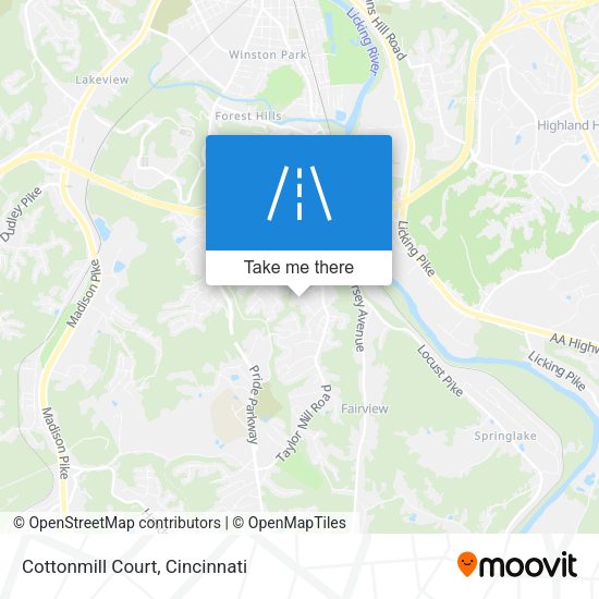 Cottonmill Court map