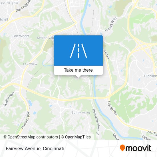 Mapa de Fairview Avenue