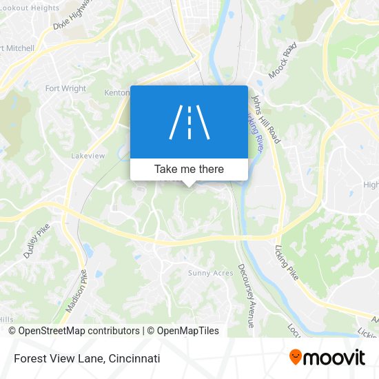Mapa de Forest View Lane