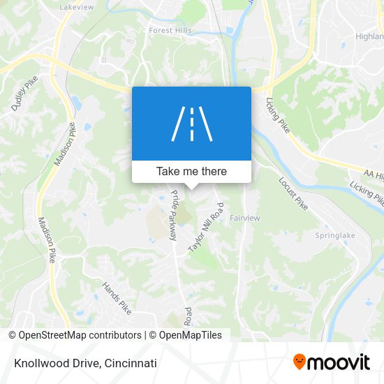 Mapa de Knollwood Drive