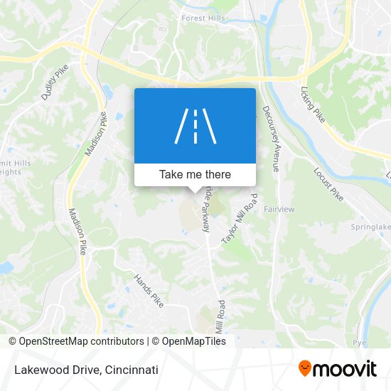 Mapa de Lakewood Drive