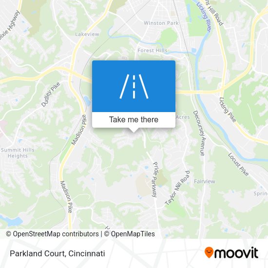 Mapa de Parkland Court