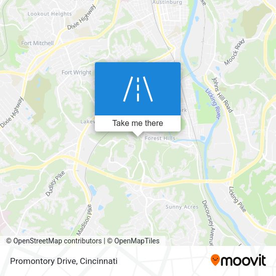 Mapa de Promontory Drive