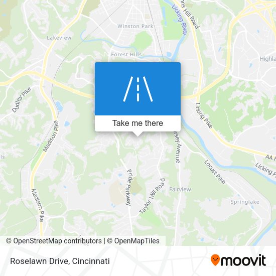 Mapa de Roselawn Drive