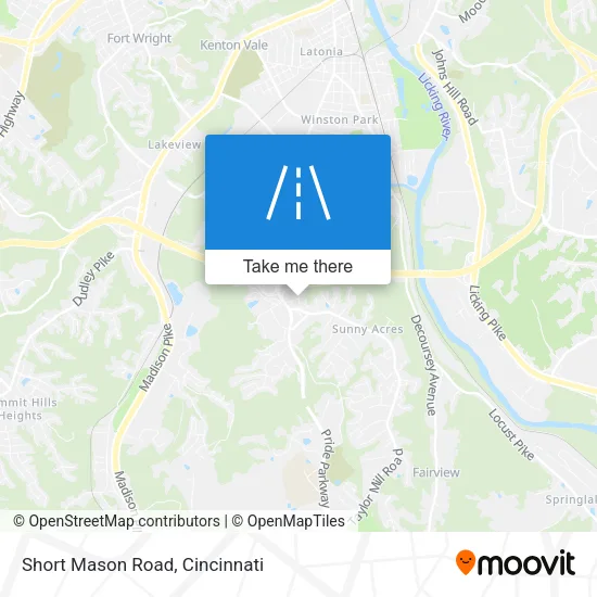 Short Mason Road map