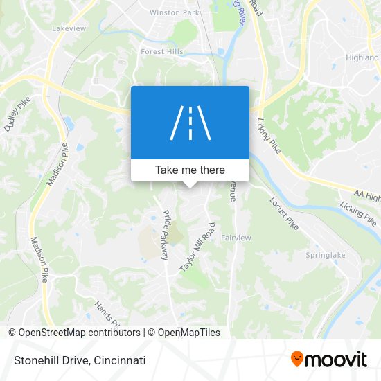 Mapa de Stonehill Drive