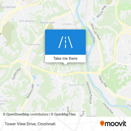 Tower View Drive map