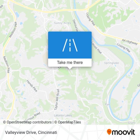 Valleyview Drive map