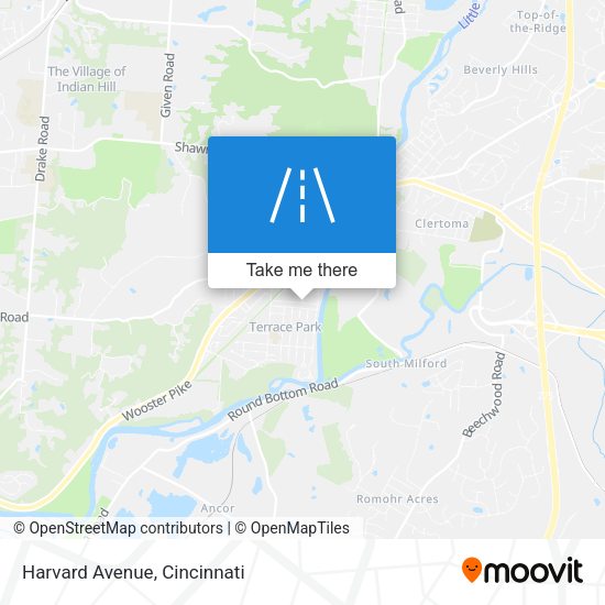 Mapa de Harvard Avenue