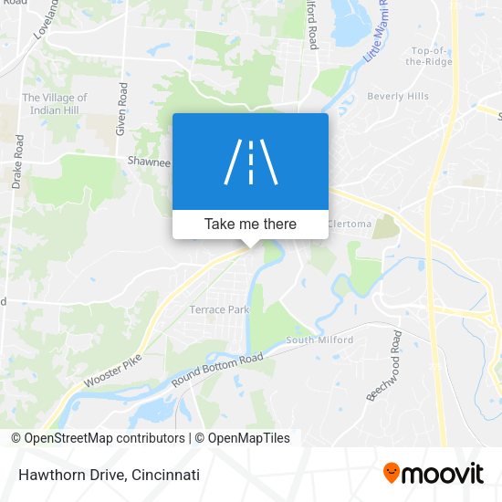 Hawthorn Drive map