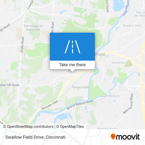 Swallow Field Drive map