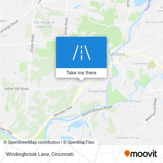 Windingbrook Lane map