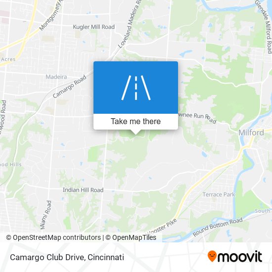 Camargo Club Drive map