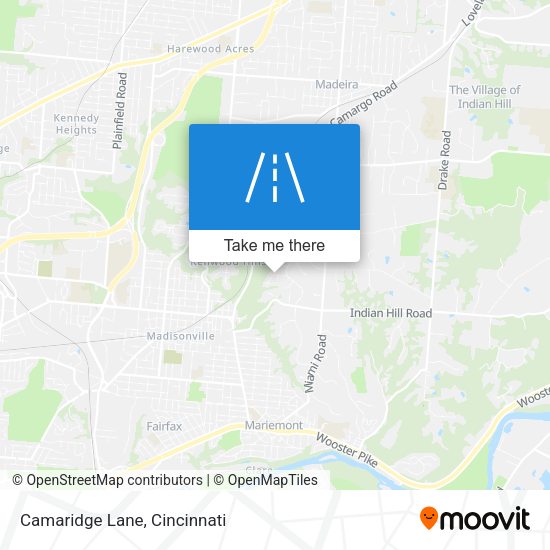 Mapa de Camaridge Lane