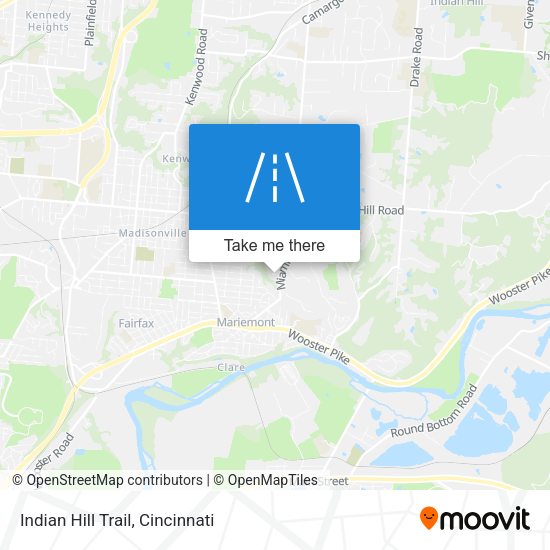 Mapa de Indian Hill Trail