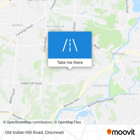 Mapa de Old Indian Hill Road
