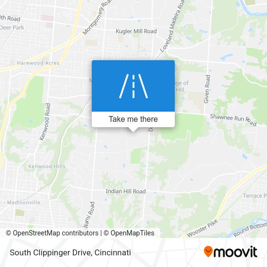 Mapa de South Clippinger Drive