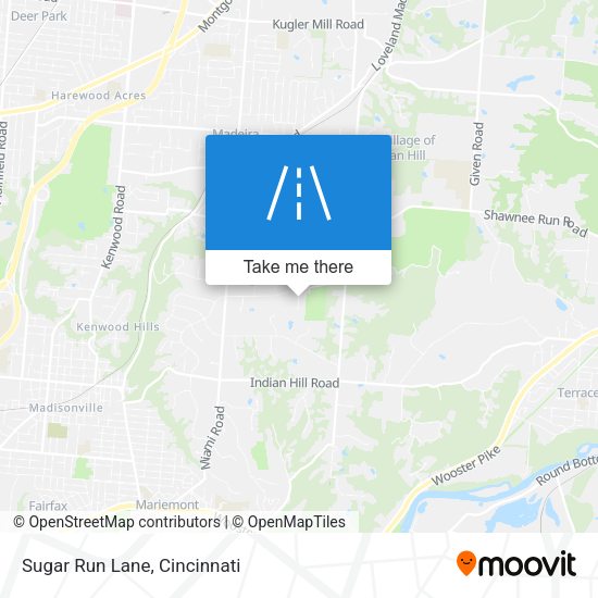 Mapa de Sugar Run Lane
