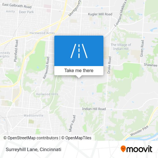 Mapa de Surreyhill Lane
