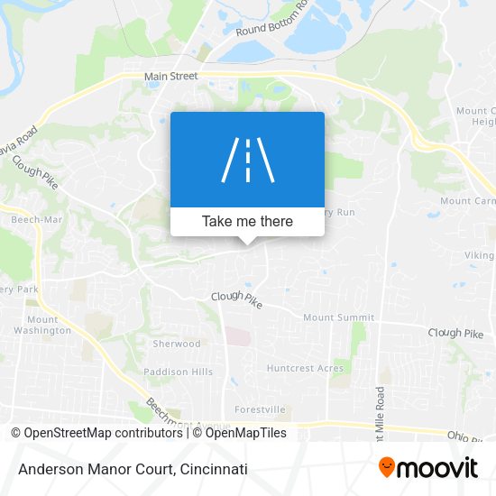 Anderson Manor Court map