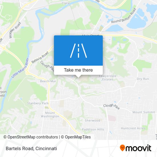 Mapa de Bartels Road