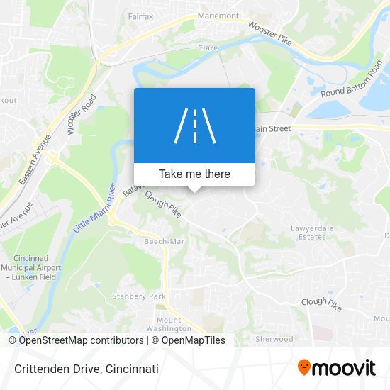 Crittenden Drive map