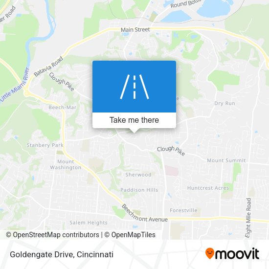 Mapa de Goldengate Drive