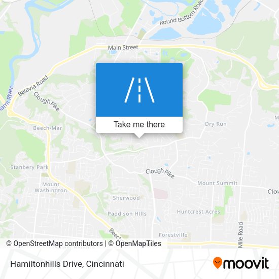 Hamiltonhills Drive map