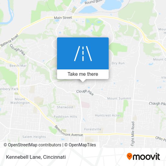 Mapa de Kennebell Lane