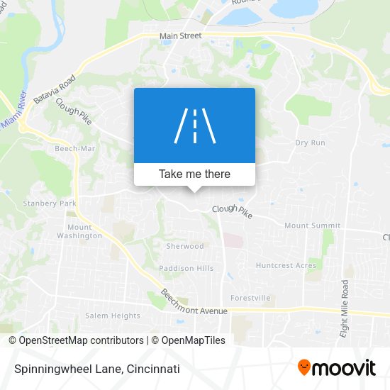 Mapa de Spinningwheel Lane
