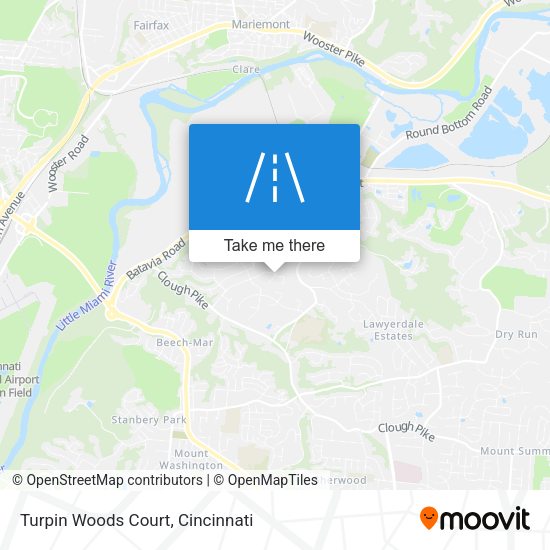 Turpin Woods Court map