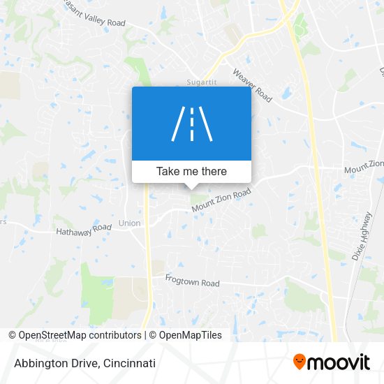 Abbington Drive map