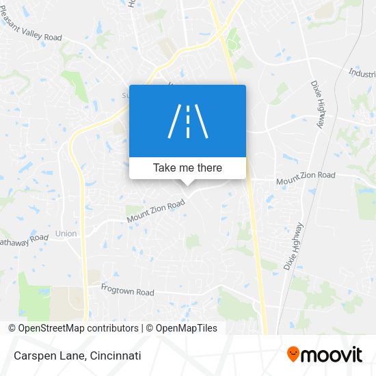 Mapa de Carspen Lane