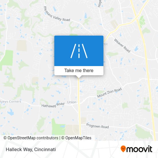 Mapa de Halleck Way