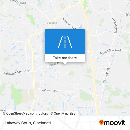 Mapa de Lakeway Court