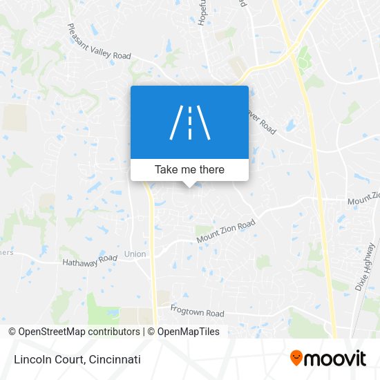 Mapa de Lincoln Court